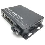 SC 2 RJ45 Fiber Optic Transceiver 850nm 1310nm 1550nm Single Mode 10 / 100m