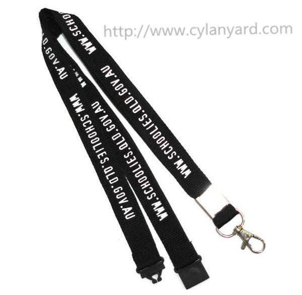 China lanyard manufacturer for cheap simple custom badge lanyards, logo id card