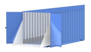 Wholesale 20ft 30ft 40ft Bulk Container Liner Shipping Wide Access Sift Proof from china suppliers