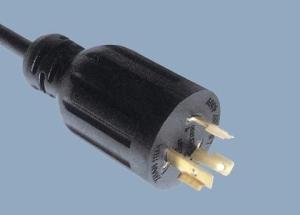 Wholesale UL CUL CSA Heavy Duty 3 prong 20A 480V NEMA L8-20P Twist Lock Locking Industrial American UL Power Cord from china suppliers