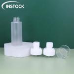 Screen Printing Cosmetic Bottles 150ml Frosted Plastic Bottles With Pump