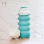 Outdoor Silicone 570ml Pet Products Foldable Dog Drinking Cup