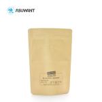 Fresh Roasted Coffee Kraft Paper Zipper Bags Gravure Printing For Espresso Beans