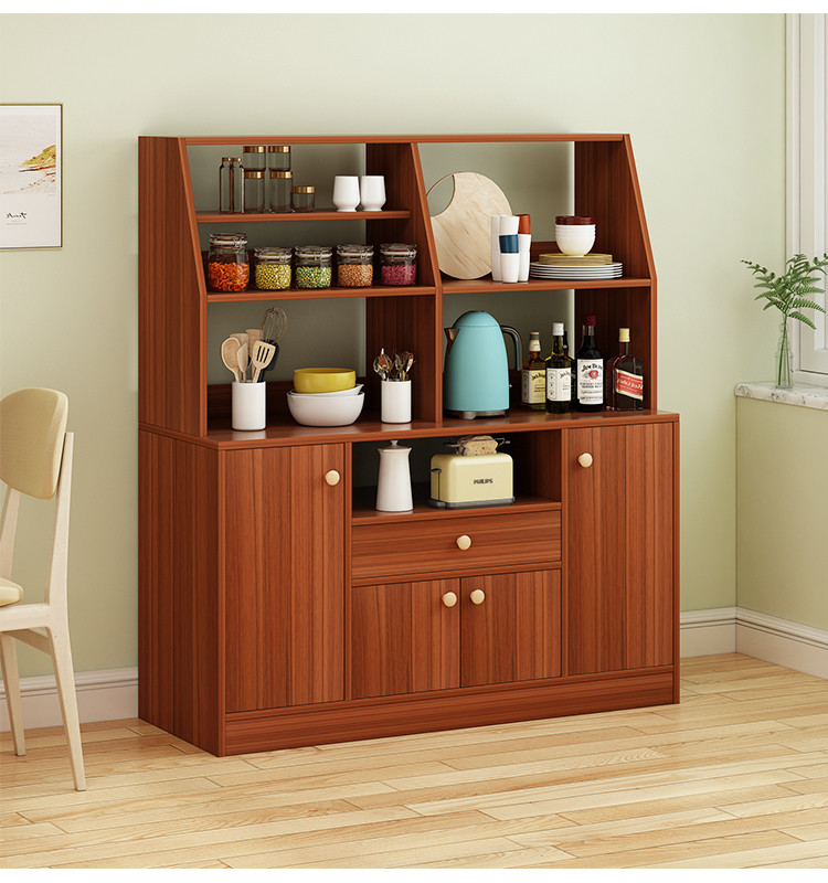 40kg White Kitchen Buffet Cabinet , W30cm Wooden Kitchen Sideboard