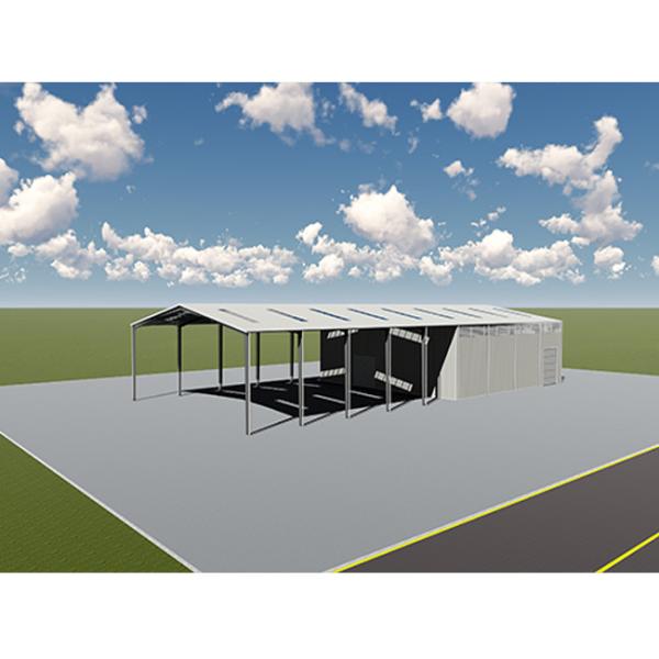 Q235 Q345B Steel Frame Pole Barn Kits Prefab Steel Warehouse Buildings