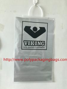 Wholesale Silver Hand - Wound Plastic Bags For Clothes Open From Handle With Snap Button from china suppliers