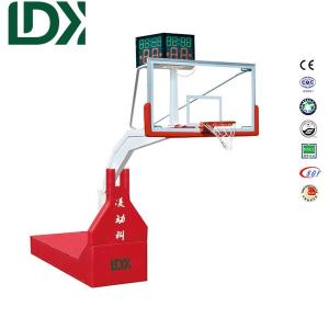Wholesale Durable Basketball Equipment Set Electric Hydraulic Folding Basketball Stand from china suppliers