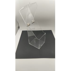 Buy cheap Plexiglass Makeup Brush Display Stand Clear Acrylic Cosmetic Brush Holder from wholesalers