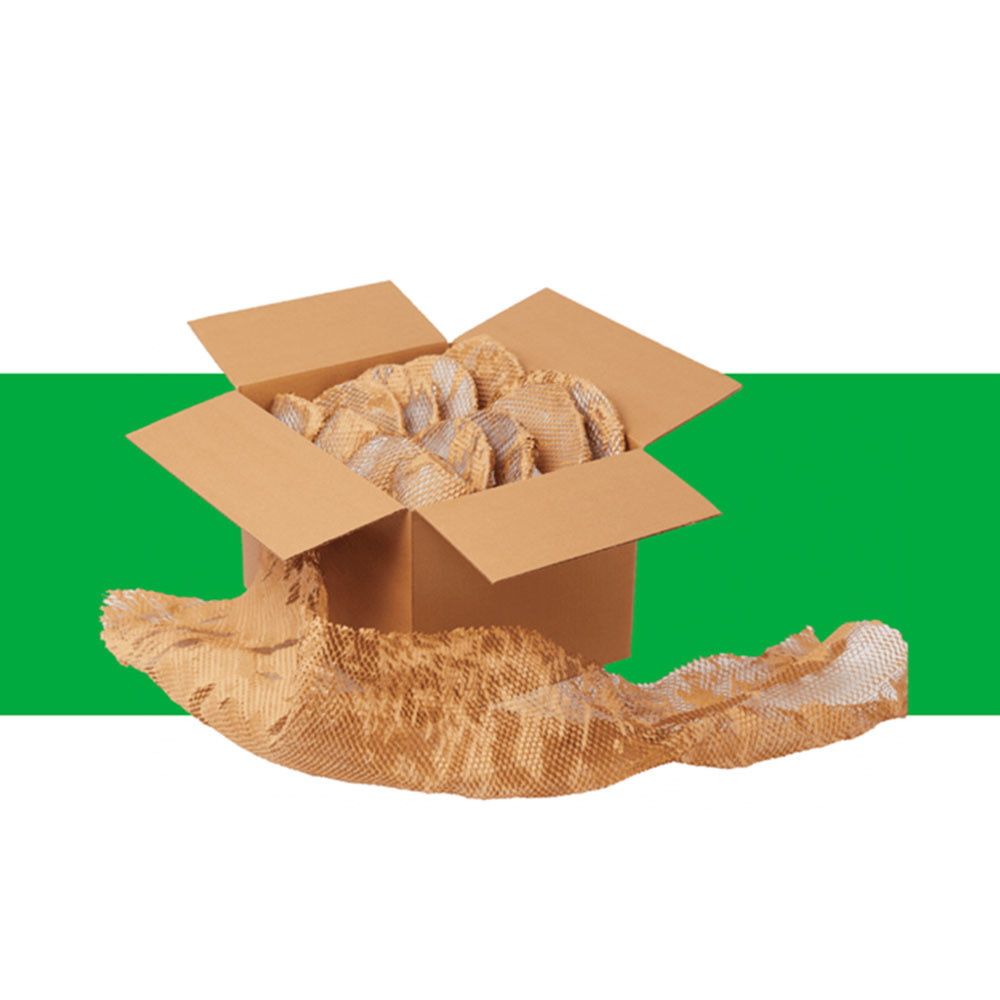 80g Kraft Paper Eco Friendly Honeycomb Paper Wrap Screen Printing