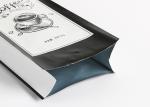 250g Black Silver Plastic Coffee Bags Four Eight Sealed Aluminum OEM Printing