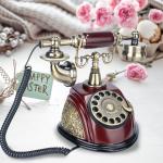European Style Audio Guest Book Telephone Wedding Rechargeable For Collecting
