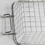 Home Wire Mesh Basket , 304 316L Stainless Steel Fruit Storage Basket