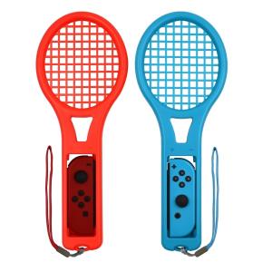 Wholesale Tennis Racket for Nintendo Switch Joy-cons Grips for Switch Mario Tennis Aces 2-PACKS Red&amp;Blue from china suppliers