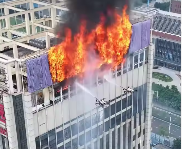 DJI FlyCart 100 Payload Drone High-efficiency Fire Hose Set YWG-40