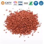 IAAF Certificated Athletic Track Installation EPDM Granules Materials for
