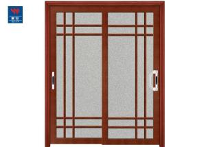 Wholesale Commercial Building Fireproof Kitchen 60min Sliding Wooden Glass Doors from china suppliers