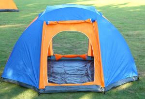 Wholesale 6-8 Person Double Layer Two Doors Camping 6-8 Person Waterproof Dome Shelter Family Cabin Large Hexagon Tent(HT6083) from china suppliers