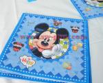 Disney Mickey Mouse Theme baby shower Kids Birthday Party Decoration Set Party