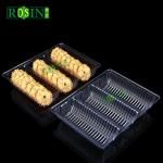 Transparent Plastic Biscuit Packing Tray Disposable Thermoformed PET