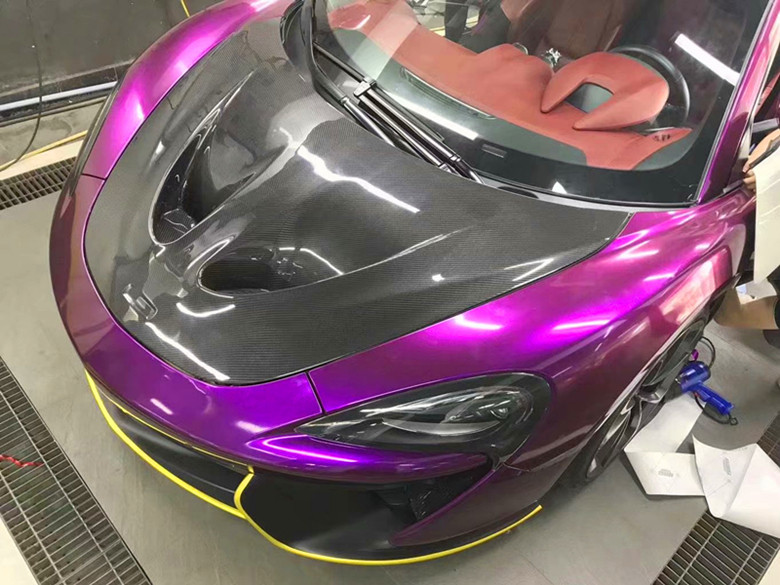 High Quality Carbon Fiber for McLaren 570S 540C 650S 600LT Upgraded P1 Style Dry Carbon Fiber Hood Hood