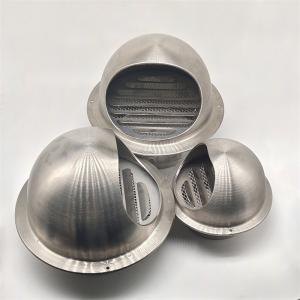Wholesale 5&quot; Wall Kitchen Stainless Steel Vent Cover Wall Round Vent Exhaust And Pipe Air Vent Cap from china suppliers