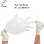 EN455 Powder Free Latex Surgical Gloves , Disposable Latex Work Gloves