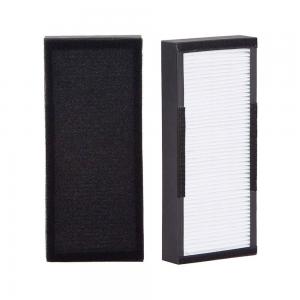 Wholesale Black Cartridge HEPA Pure Air Filter Panels Fiberglass Pleat Pack from china suppliers