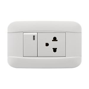 Wholesale White Electric Switch Socket VT SERIES ABS Materia With Copper Parts And Silver Contact from china suppliers
