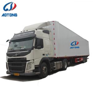 Wholesale Customizable Steel 3 Axles 40ft Van Side Semi Trailer With Solid Construction from china suppliers