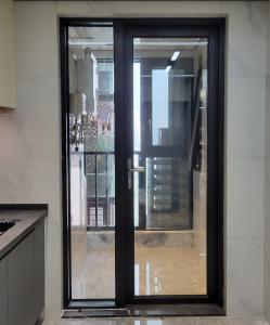 Wholesale Double Glazed Aluminium Glass Swing Door 2mm Casement Window Door from china suppliers