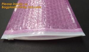 Wholesale wholesale metallic glossy holographic cosmetic packing k bubble pouch slider zipper bubble bag bagease bagplastics from china suppliers