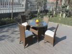 5pcs KD rattan dining set