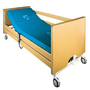 China Hospital Electric Five Functions Wooden Home Care Patient Nursing Bed on sale