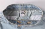 Light Blue Junior Kids Denim Shorts 95% Cotton 5% Spandex