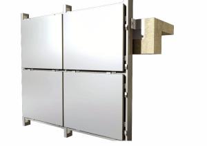 Wholesale Building Facade System Aluminum Veneer Cladding Material / Non - Combustible Aluminium Solid Sheet from china suppliers