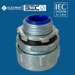 Flexible Zinc IEC 61386 Conduit Fittings Liquid Tight Flex Connector Straight