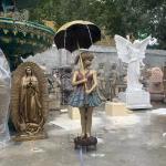 Children Playing Bronze Statue Life Size Garden Sculpture Metal Modern Art