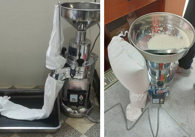 Double Lumen Herb Grinder Machine 2840r/min Hammer Milling 26.5Kg
