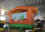 Wild West Big Bounce House Customized , Digital Painting Huge Bounce House