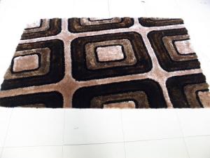 Wholesale Classic Polyester Silk Mixed Shaggy Carpet Floor Rug from china suppliers