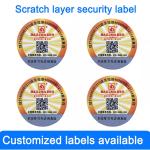 Customizable Anti Counterfeit Label Stickers For Luxury Products