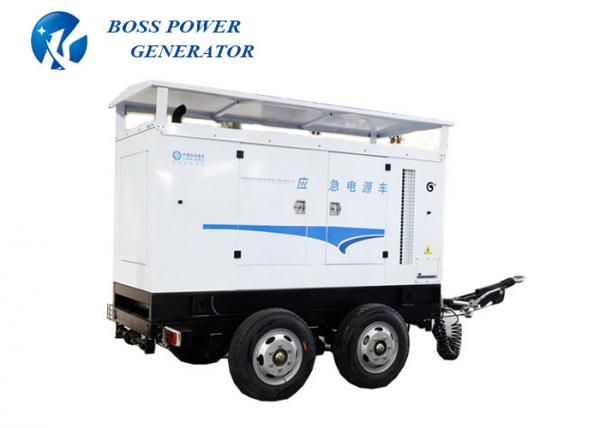 High Flexibility Commercial Trailer Diesel Generator Weather Conditions Resistant