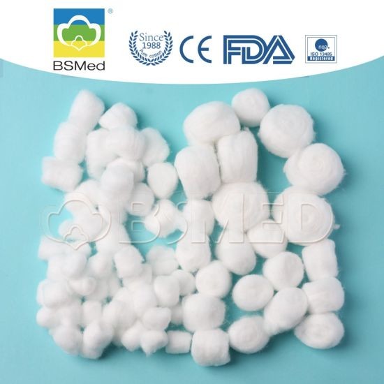 Surgical Dressing Odorless Raw Cotton Wool Balls 23G Min Water Absorption
