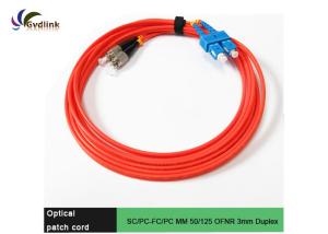 Wholesale SC/UPC-FC/UPC MM OFNR 3mm Fiber Optic Patch Cables from china suppliers