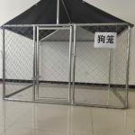 6FT Hot-Dipped Galvanized Diamond Steel Dog Kennel Outdoor Dog Playpen