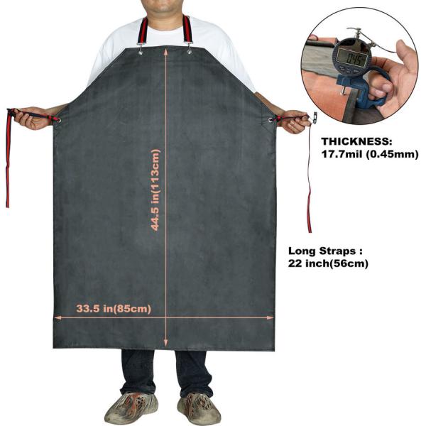 Wholesale Custom Size Chemical Resistant Apron Heavy Duty Industry Waterproof