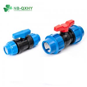 Wholesale PP Compression Fittings Plastic PP Union Coupling 90 Degree Tee for Irrigation System from china suppliers