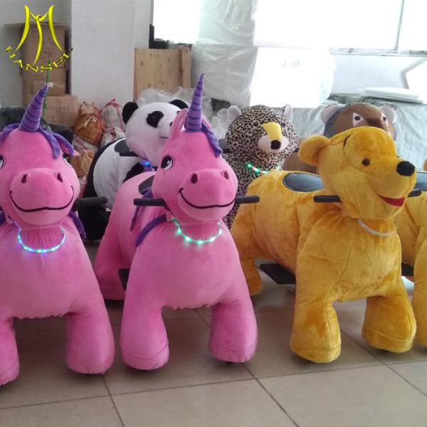Hansel hot selling popular children amusement electric ride on horse toy