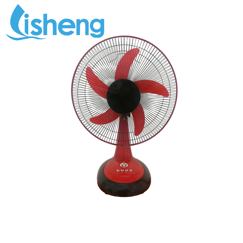 DC Energy Saving Rechargeable Table Fan With Lithium Batteries 12V 13W 16 Inch