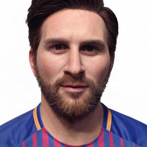 China Custom Soccer Player Lionel Messi Wax Figure Silicone Statue For Display on sale